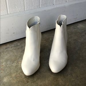 White Ankle Booties